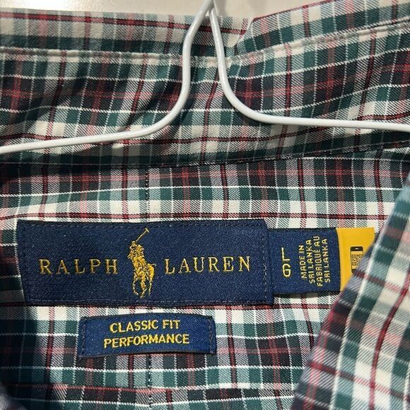 Ralph Lauren Classic Fit Performance Button Down, Size Large - Picture 6 of 7